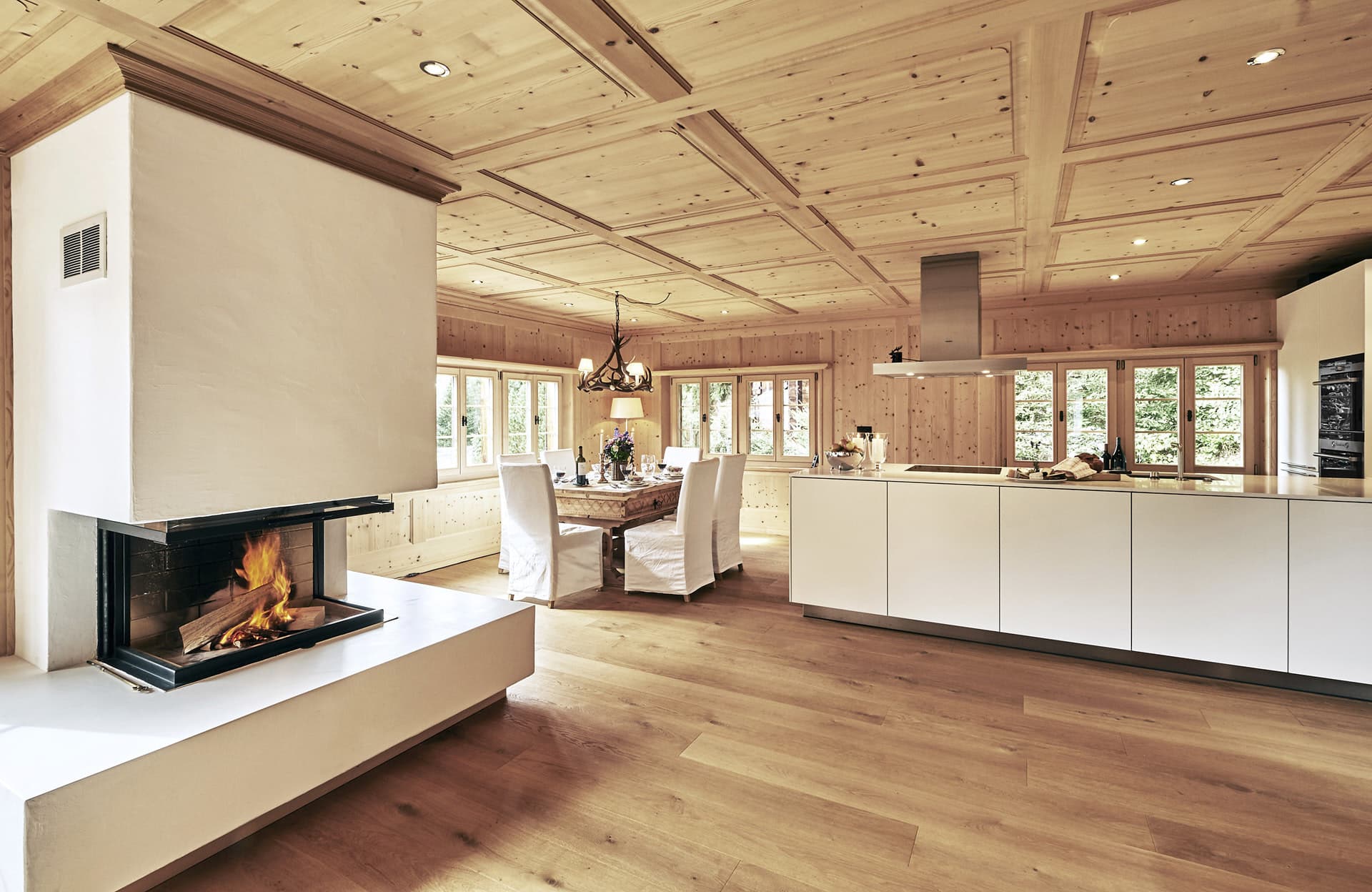 Ski apartment rental in Klosters, Switzerland.