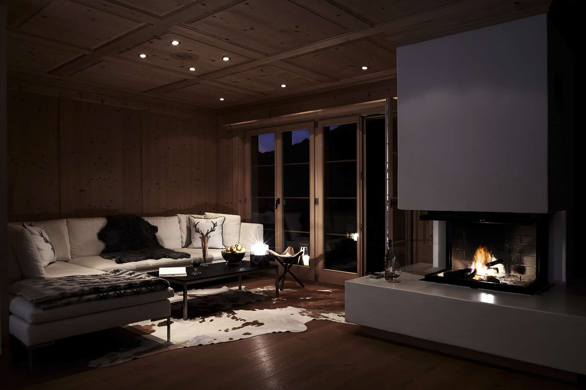 Ski apartment rental in Klosters, Switzerland.