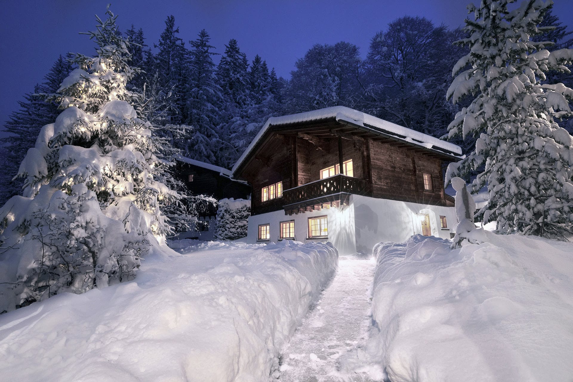 Ski apartment rental in Klosters, Switzerland.