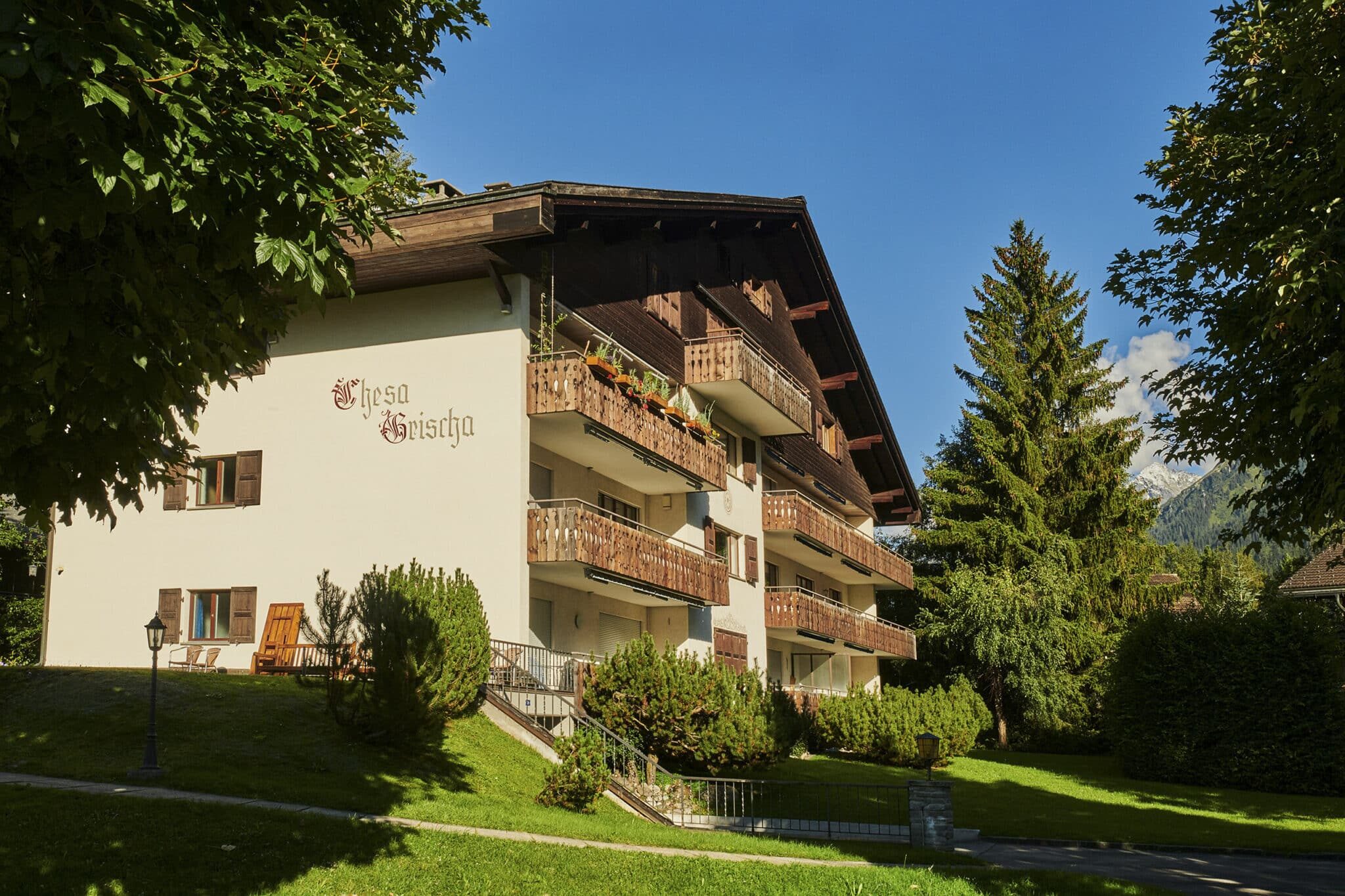 Ski apartment rental in Klosters, Switzerland.