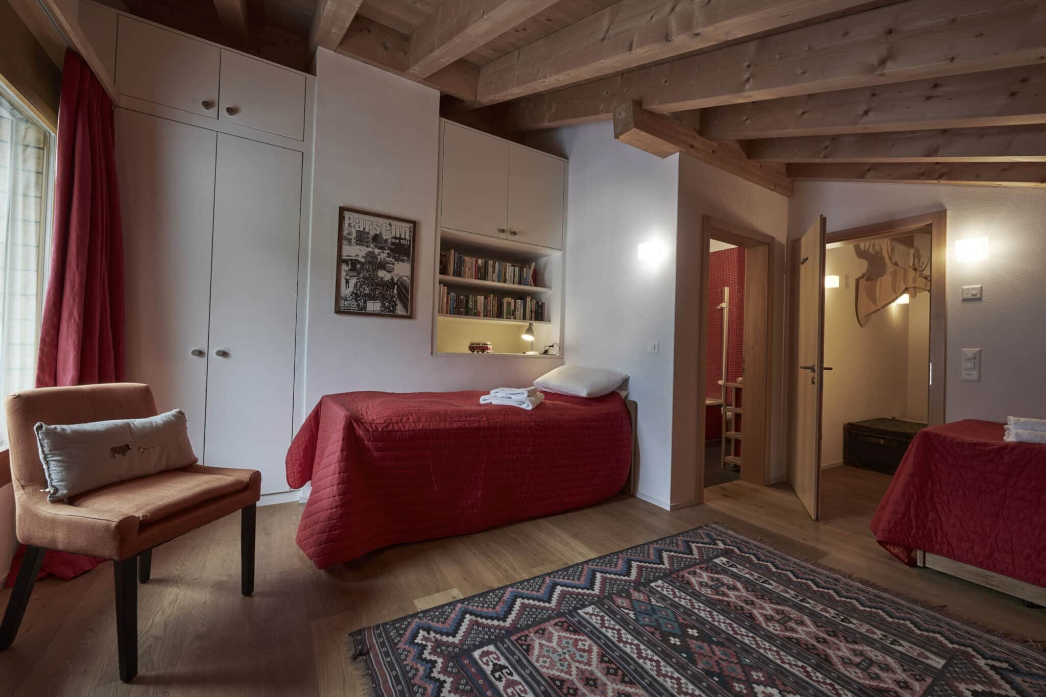 Ski apartment rental in Klosters, Switzerland.