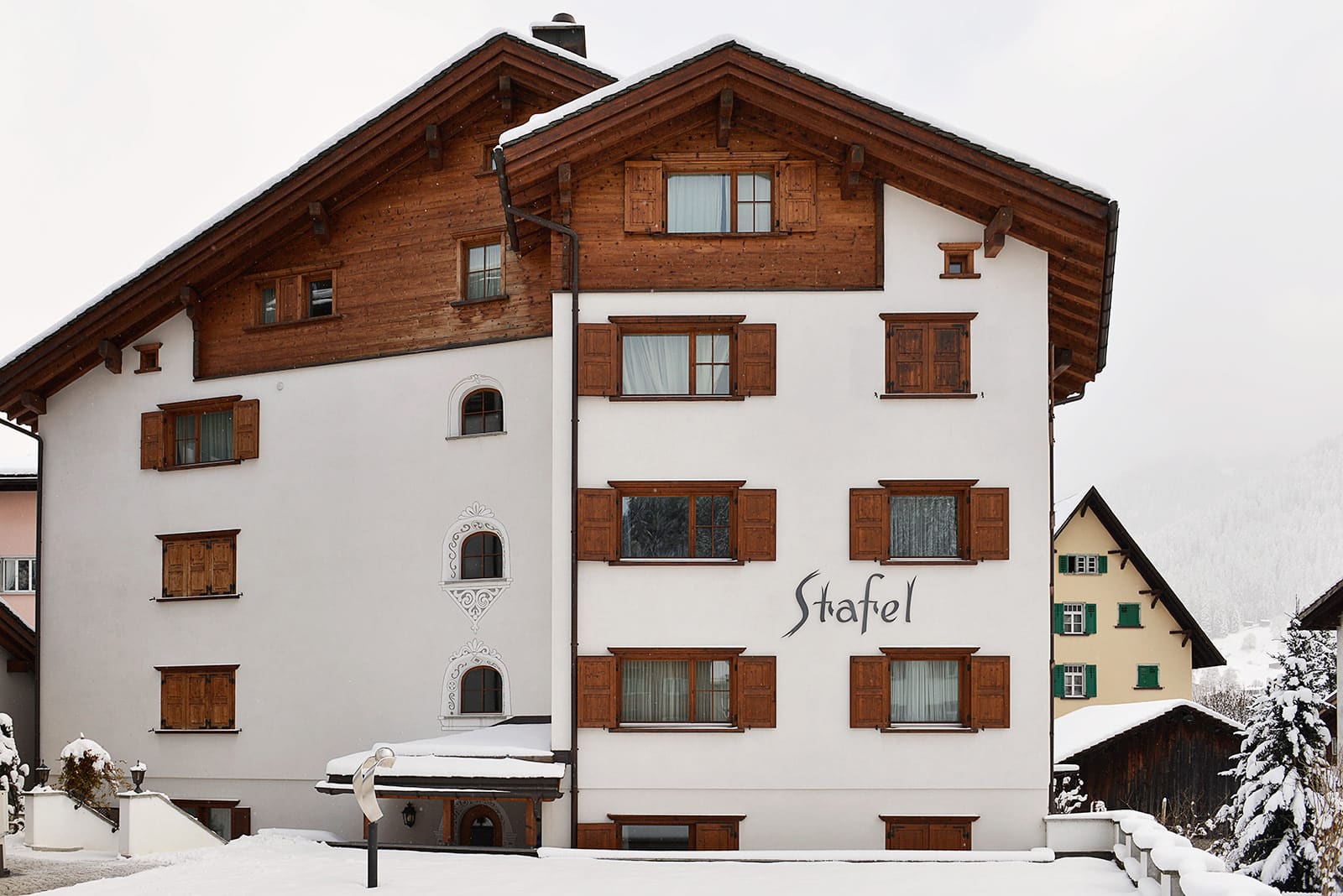 Ski apartment rental in Klosters, Switzerland.