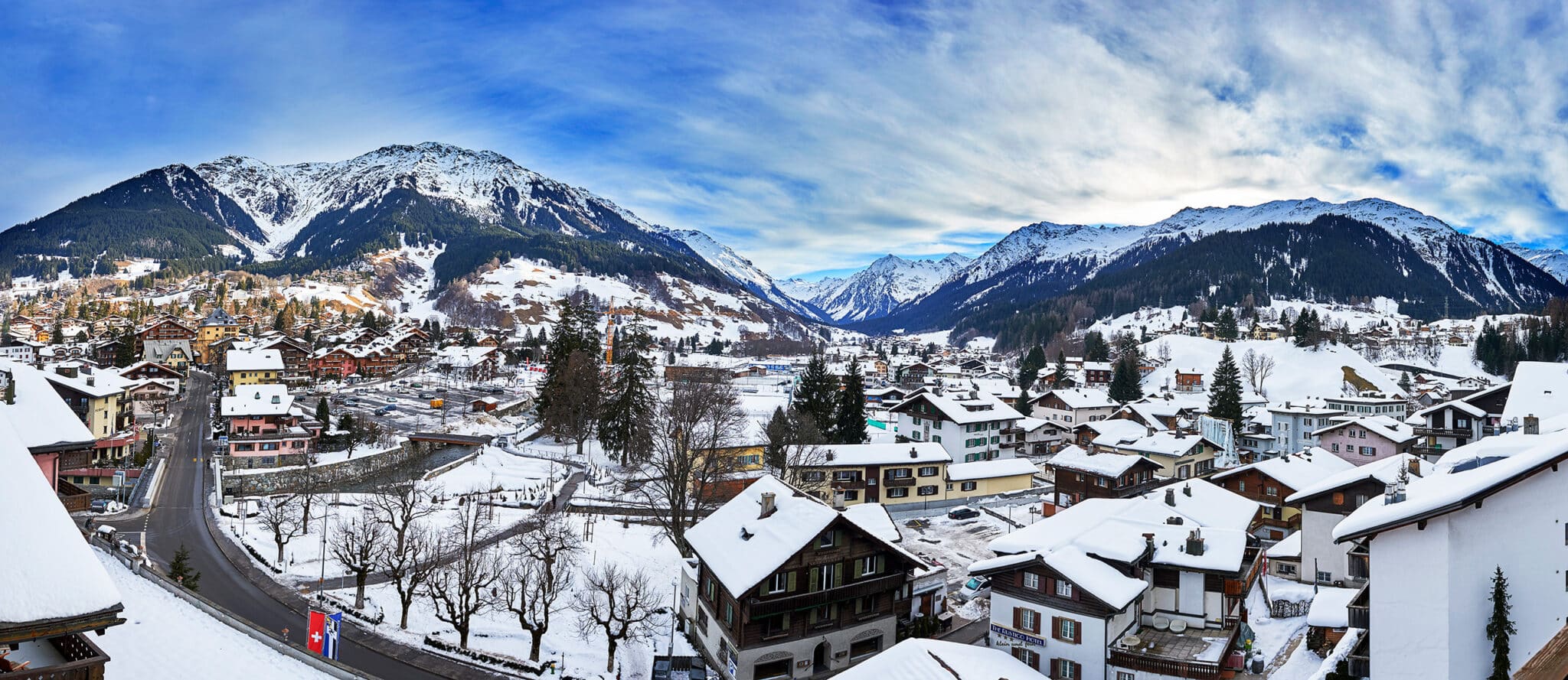 Ski apartment rental in Klosters, Switzerland.